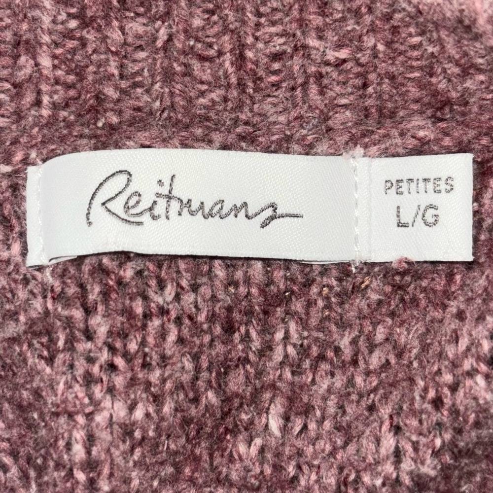 Cozy Purple Cable Knit Sweater by Reitmans - Picture 4 of 6
